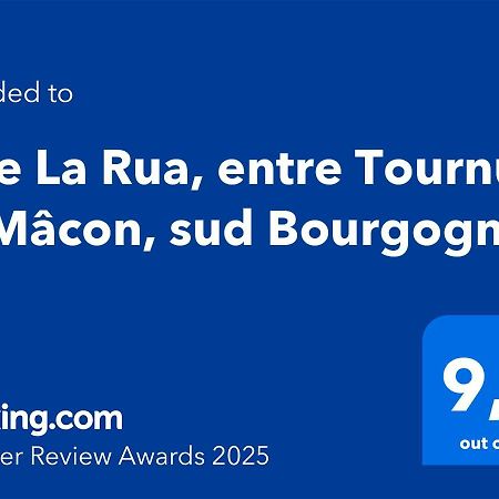 Gite La Rua, Entre Tournus Et Macon, Sud Bourgogne Montbellet Exterior photo